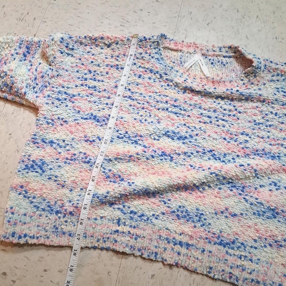 Dreamers | Pastel colorful textured knit long sleeved sweater - Picture 7 of 8